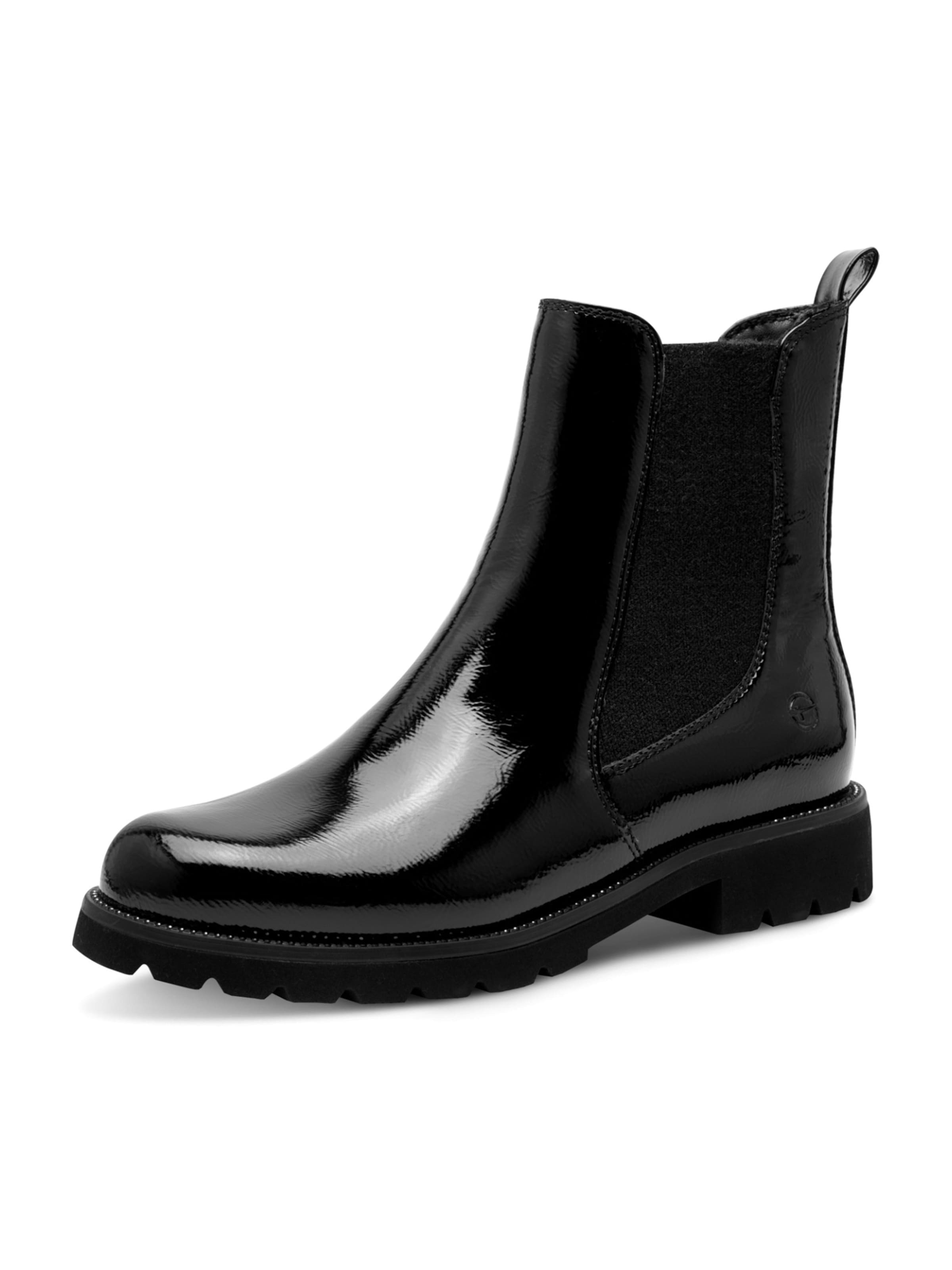 Tamaris Chelsea Boots in Black: front