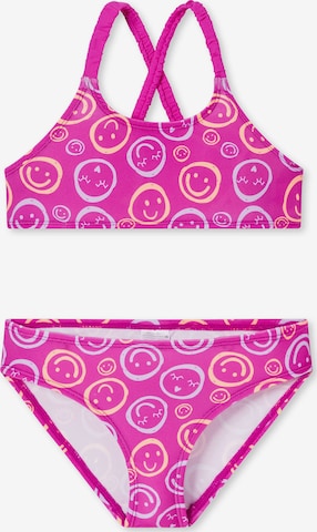 Bustier Bikini ' Aqua Kids ' SCHIESSER en rose : devant