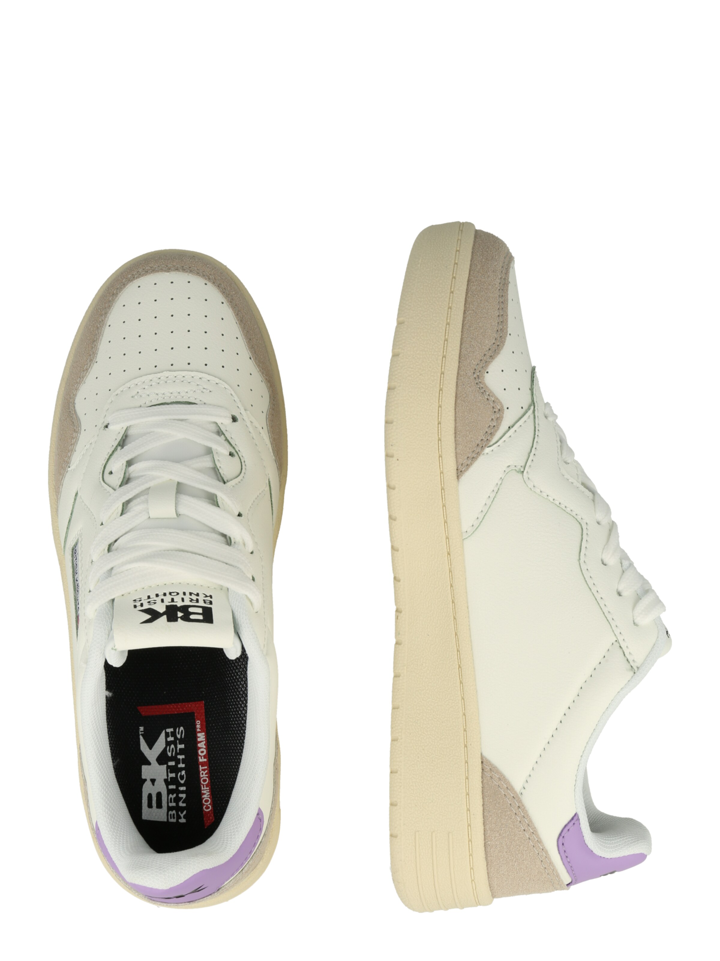 Sneaker bassa 'Noors' di BRITISH KNIGHTS in bianco