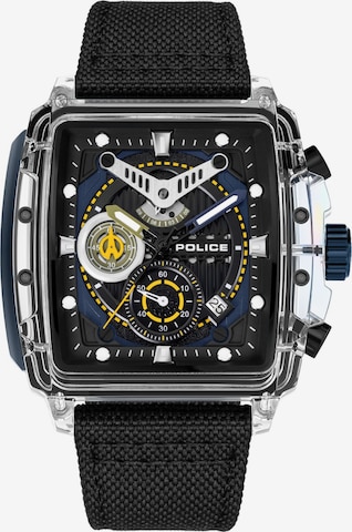POLICE Analog watch 'Clout' in Black: front