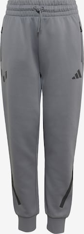 ADIDAS PERFORMANCE - Pantalón deportivo 'Messi' en gris: frente