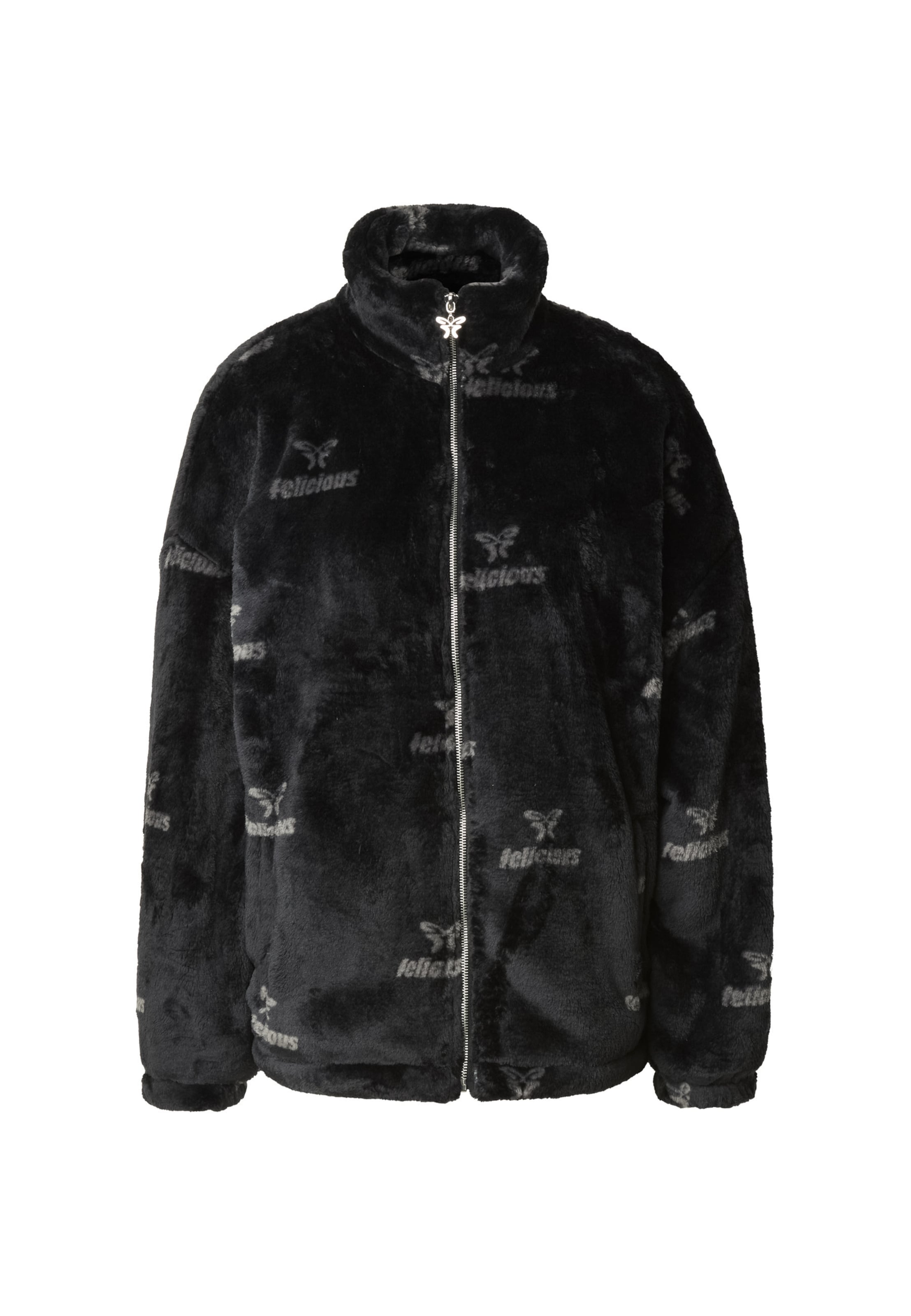 Felicious Übergangsjacke in Schwarz: Vorderseite