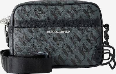 Karl Lagerfeld Olkalaukku 'K/IKON' koossa One Size värissä kivenharmaa / musta, Tuotenäkymä