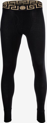 VERSACE Long Johns in Black: front