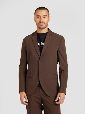 JACK & JONES Slim fit Blazer 'JPRBUSHWICK HARRY' in Brown: front
