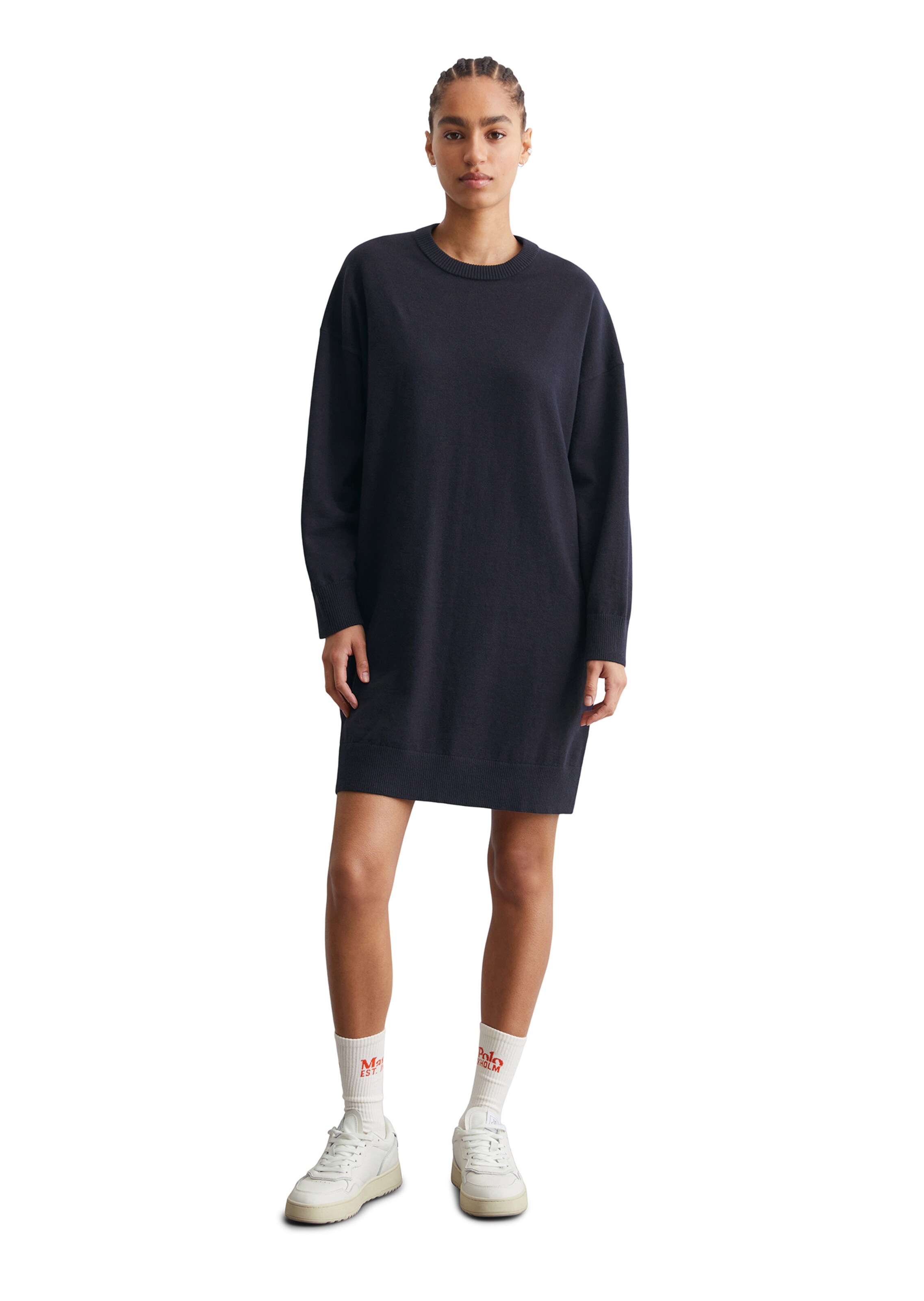 Marc O'Polo DENIM Gebreide jurk in Blauw