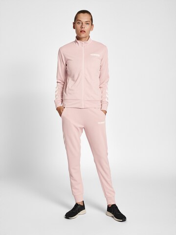 Hummel Tapered Sportbroek 'Legacy' in Roze