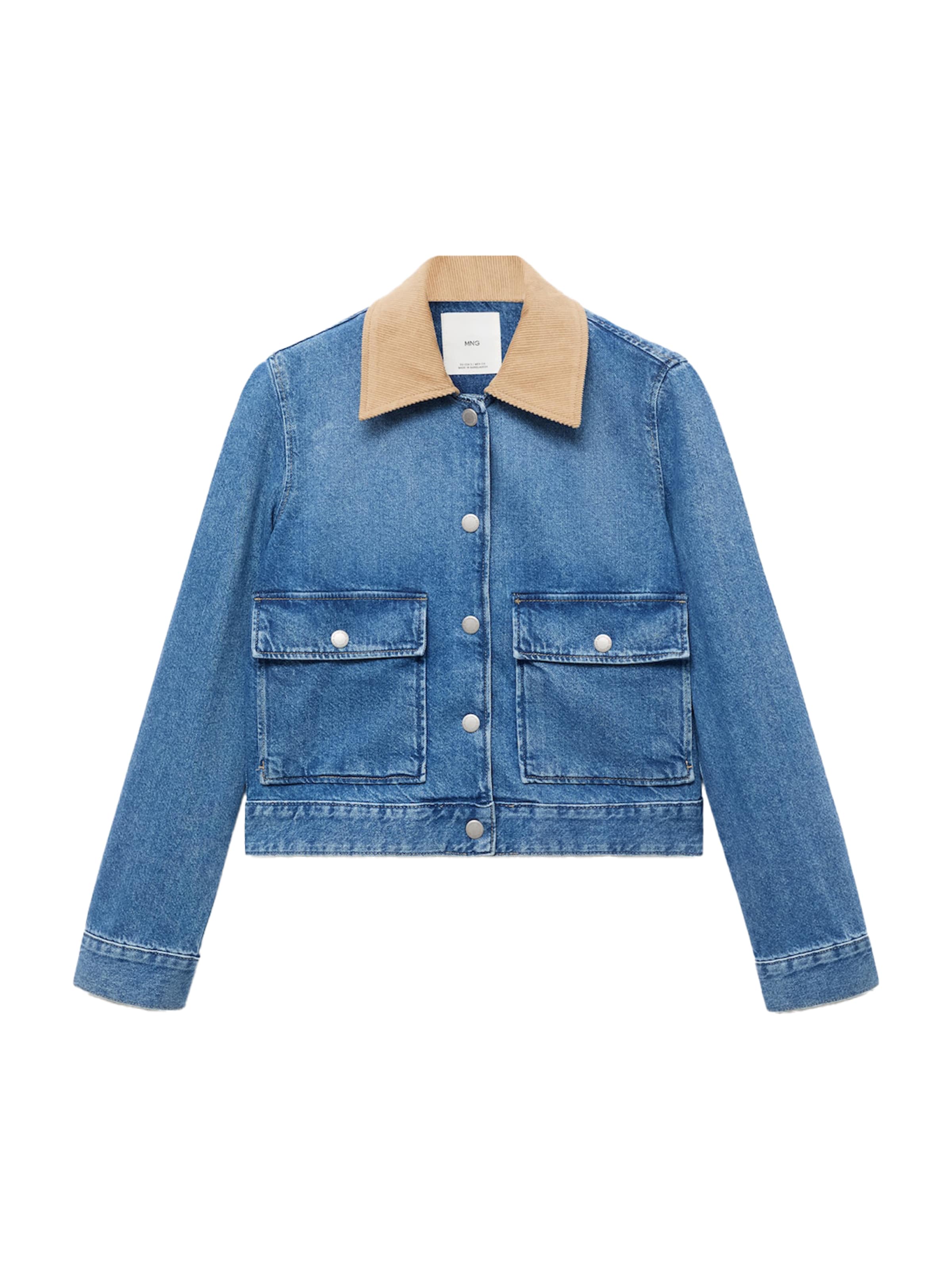 MANGO Övergångsjacka 'Adara' i blå: framsida