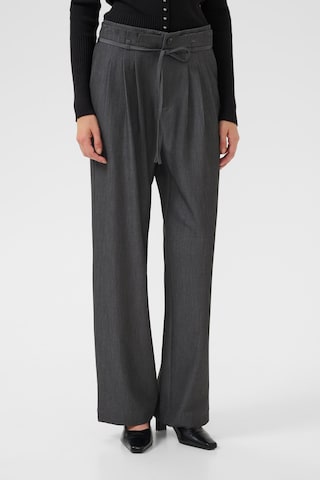 Wide Leg Pantalon à pince 'KBRo' KAREN BY SIMONSEN en gris : devant