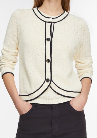 COMMA Gebreid vest in Beige