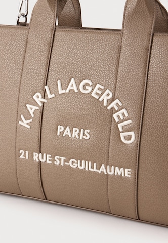 Borsa a mano 'Rue St-Guillaume' di Karl Lagerfeld in marrone