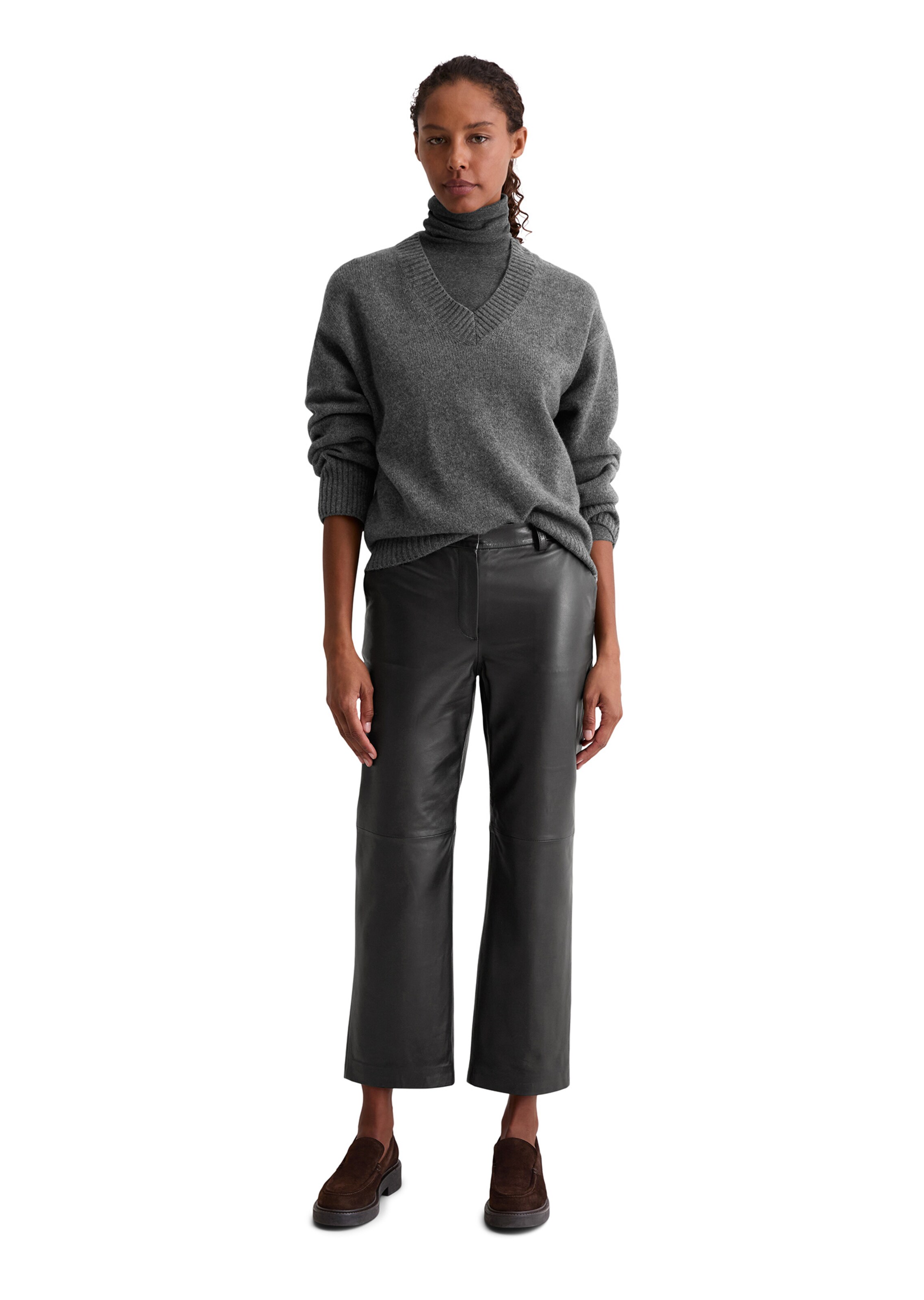 Marc O'Polo Regular Broek in Zwart