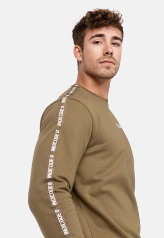 INDICODE JEANS Sweatshirt ' Korbin ' in Green