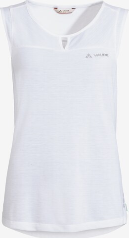 VAUDE Sports Top 'Skomer' in White: front