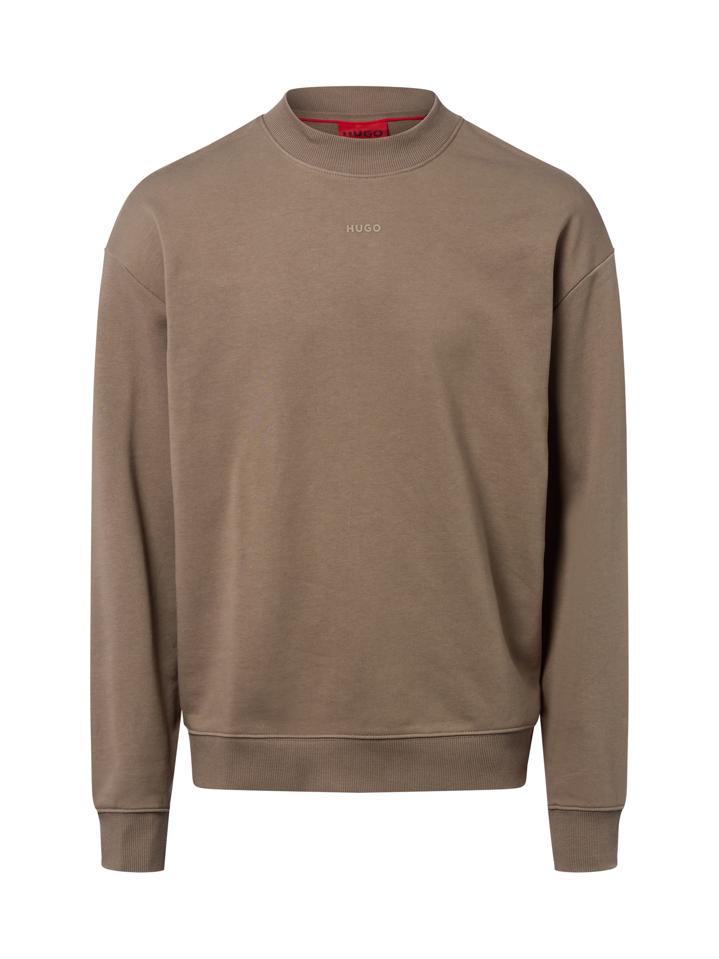 HUGO Sweatshirt in Bruin: voorkant