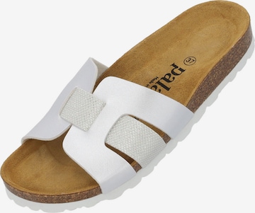 Palado Mules 'Crisui' in White: front