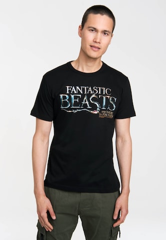 LOGOSHIRT Shirt in Black: front