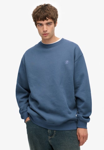 Sweat-shirt Superdry & Co en bleu : devant