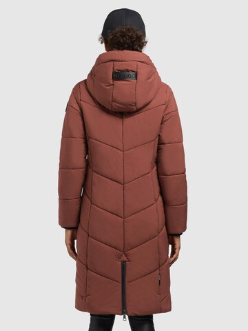khujo - Sobretudo de inverno 'Aribay4' em vermelho