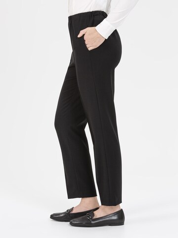 STEHMANN Slimfit Hose 'Helgi' in Schwarz