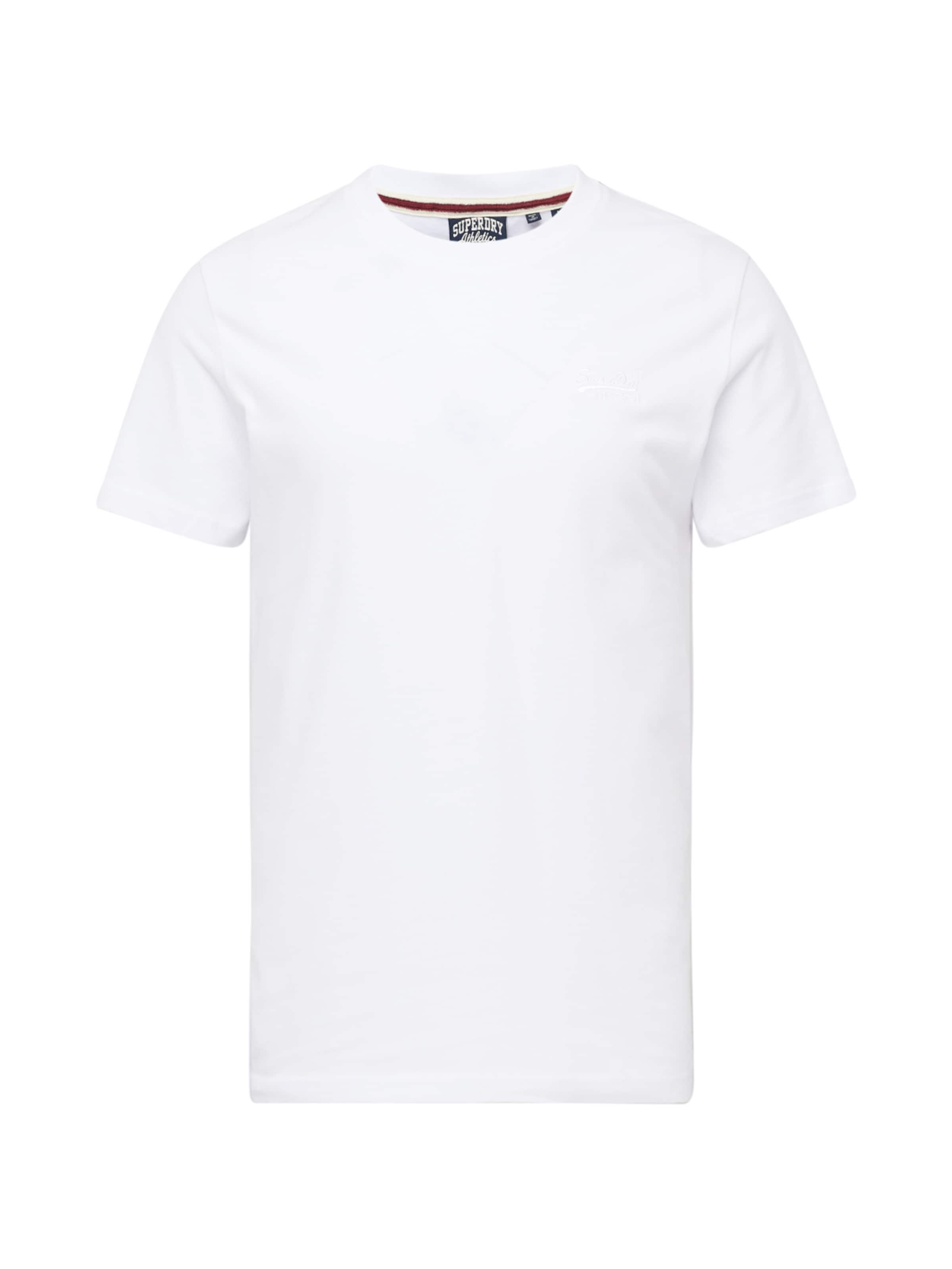 T-Shirt 'Essential' Superdry en blanc : devant