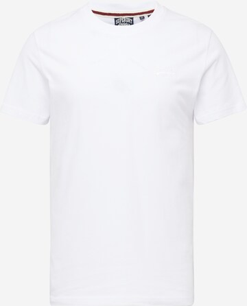 T-Shirt 'Essential' Superdry en blanc : devant