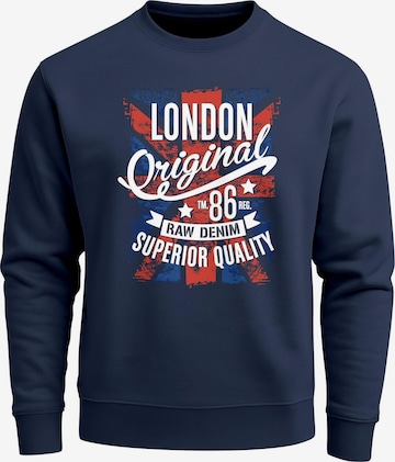 Neverless Sweatshirt 'Original' in Blau: Vorderseite