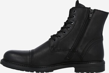 JACK & JONES Schnürboots 'Shelby' in Schwarz