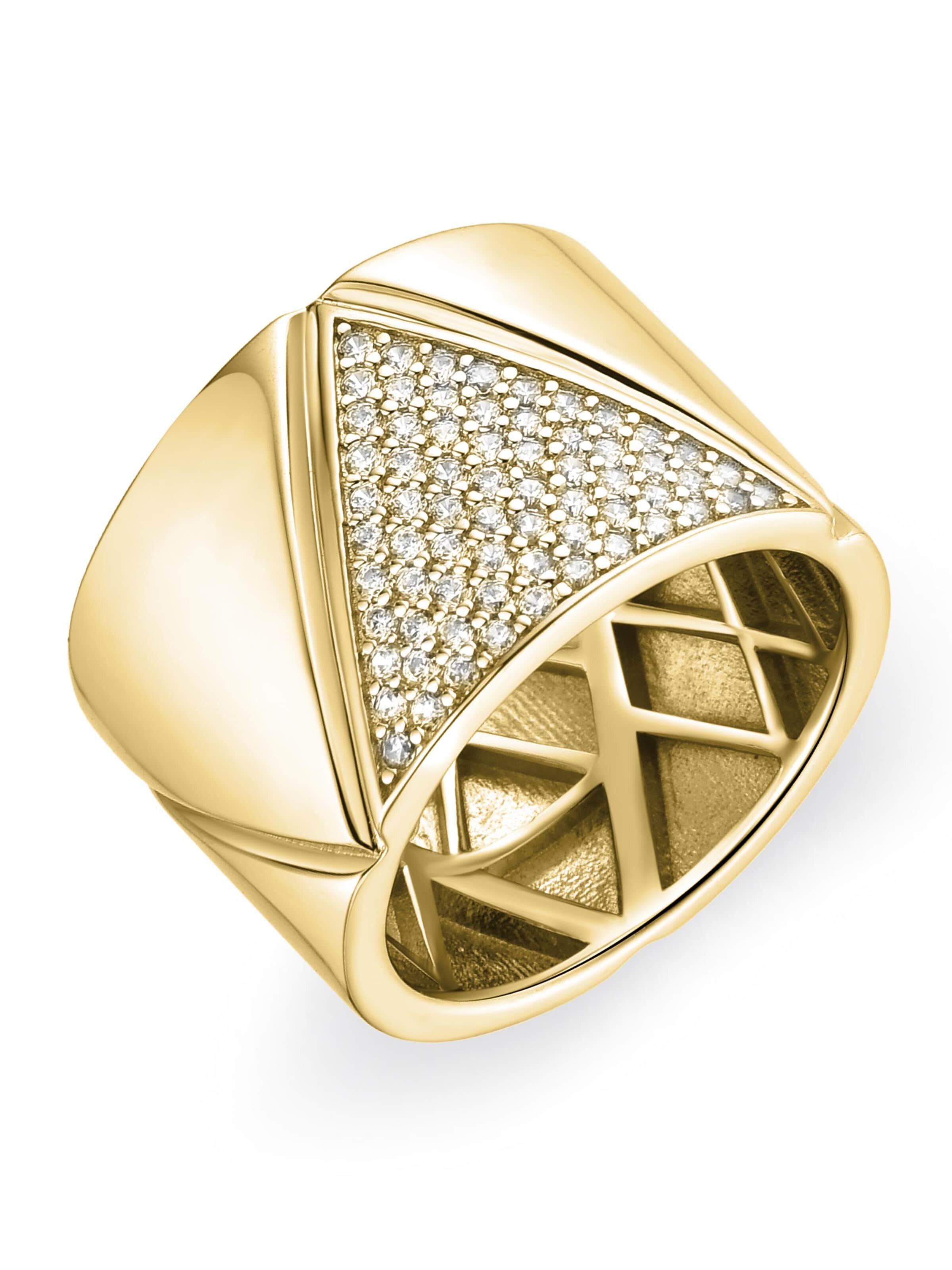 Luxenter Anel 'Suki' em 54 em ouro / transparente, Vista do artigo
