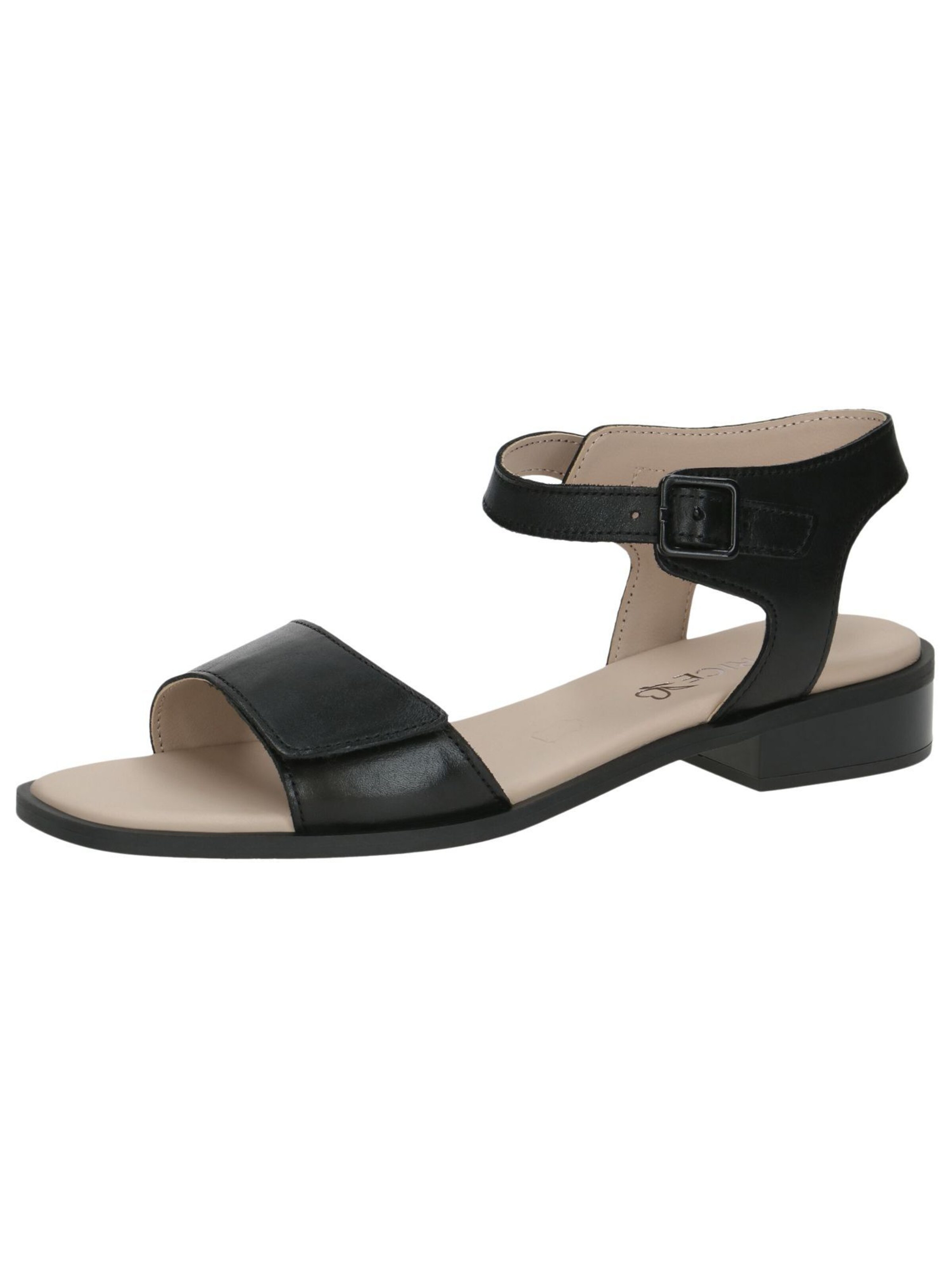 CAPRICE Sandale in Schwarz: Vorderseite