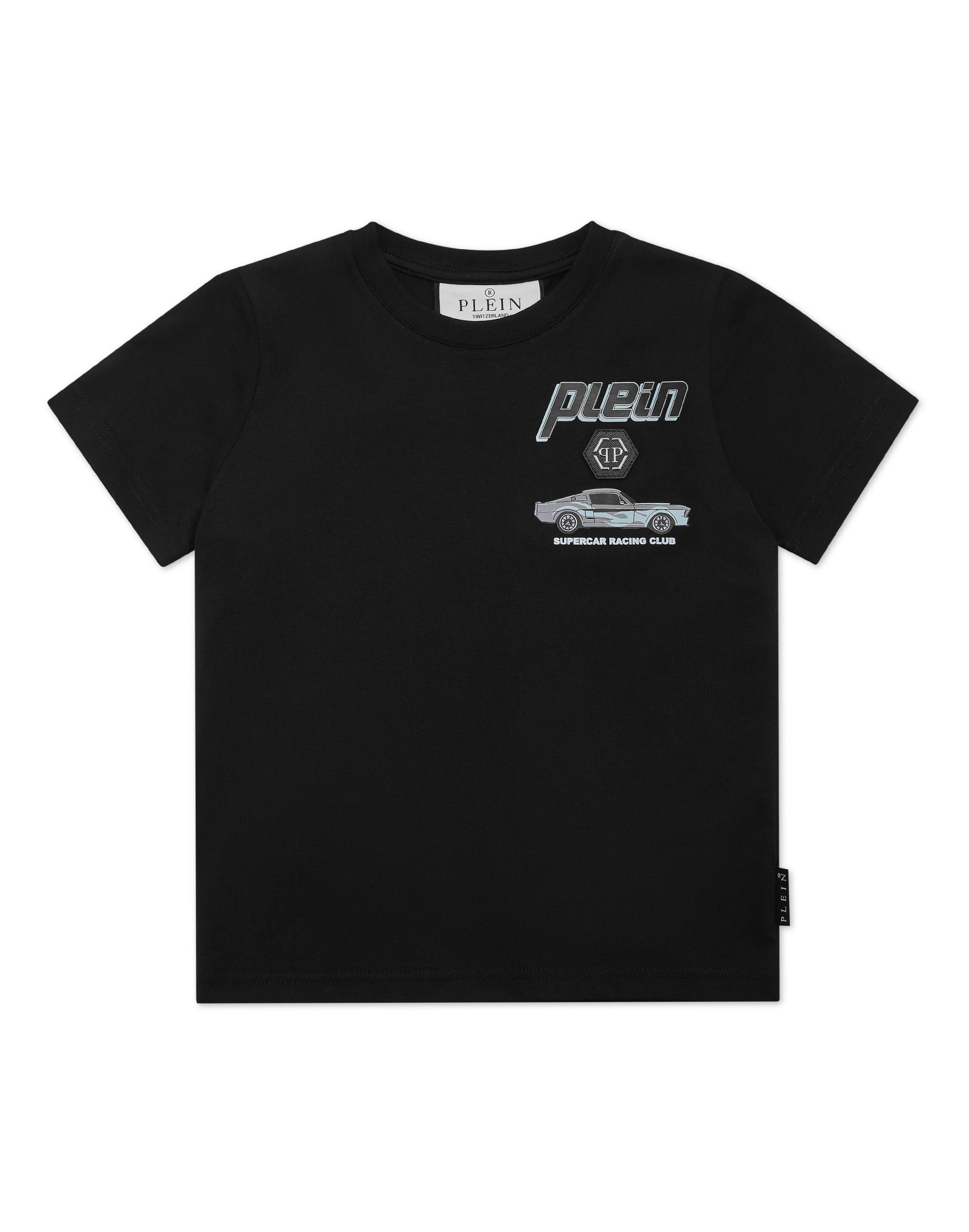 Philipp Plein - Camiseta 'Smile' en negro: frente