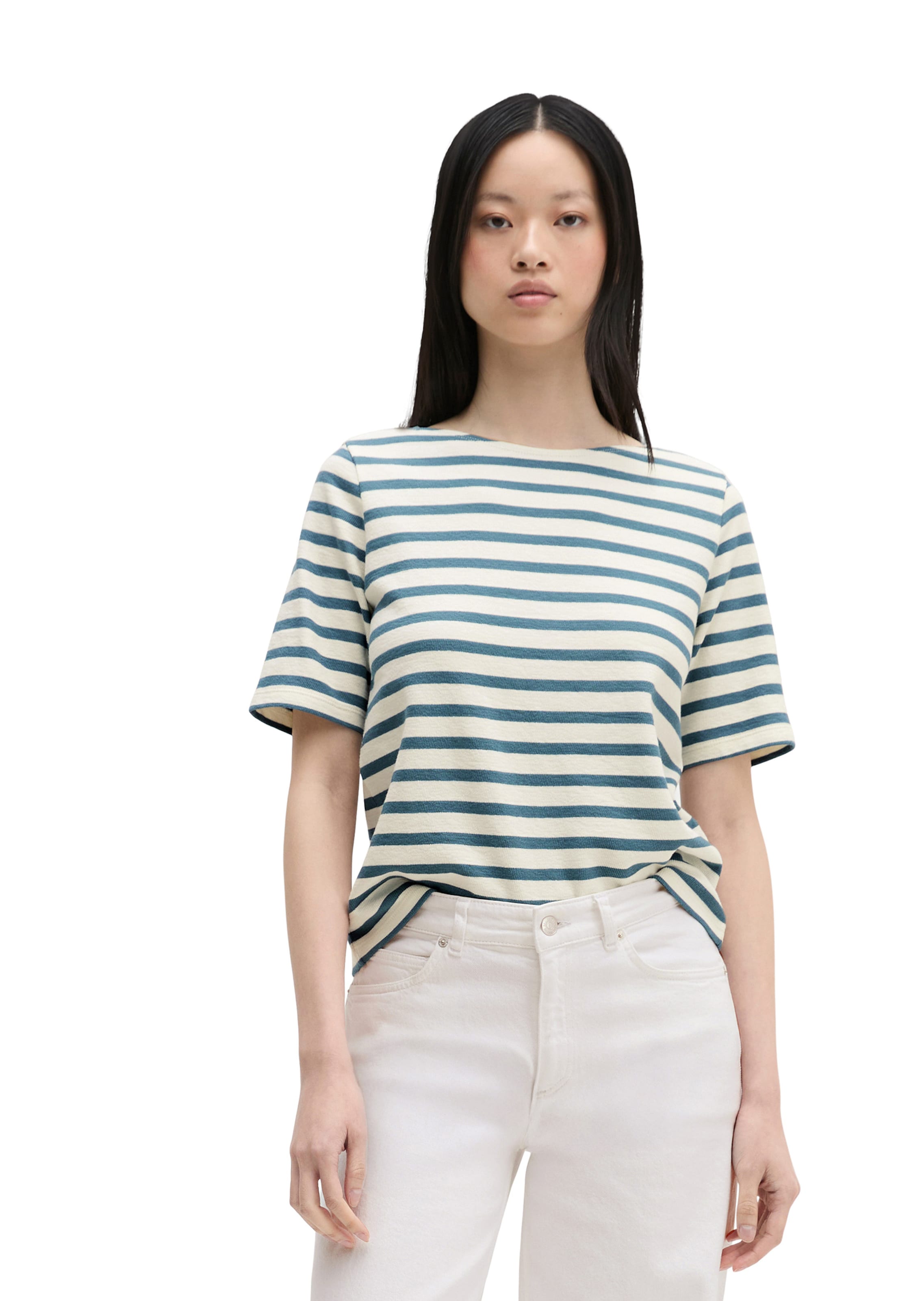 Marc O'Polo Shirt in Blauw: voorkant