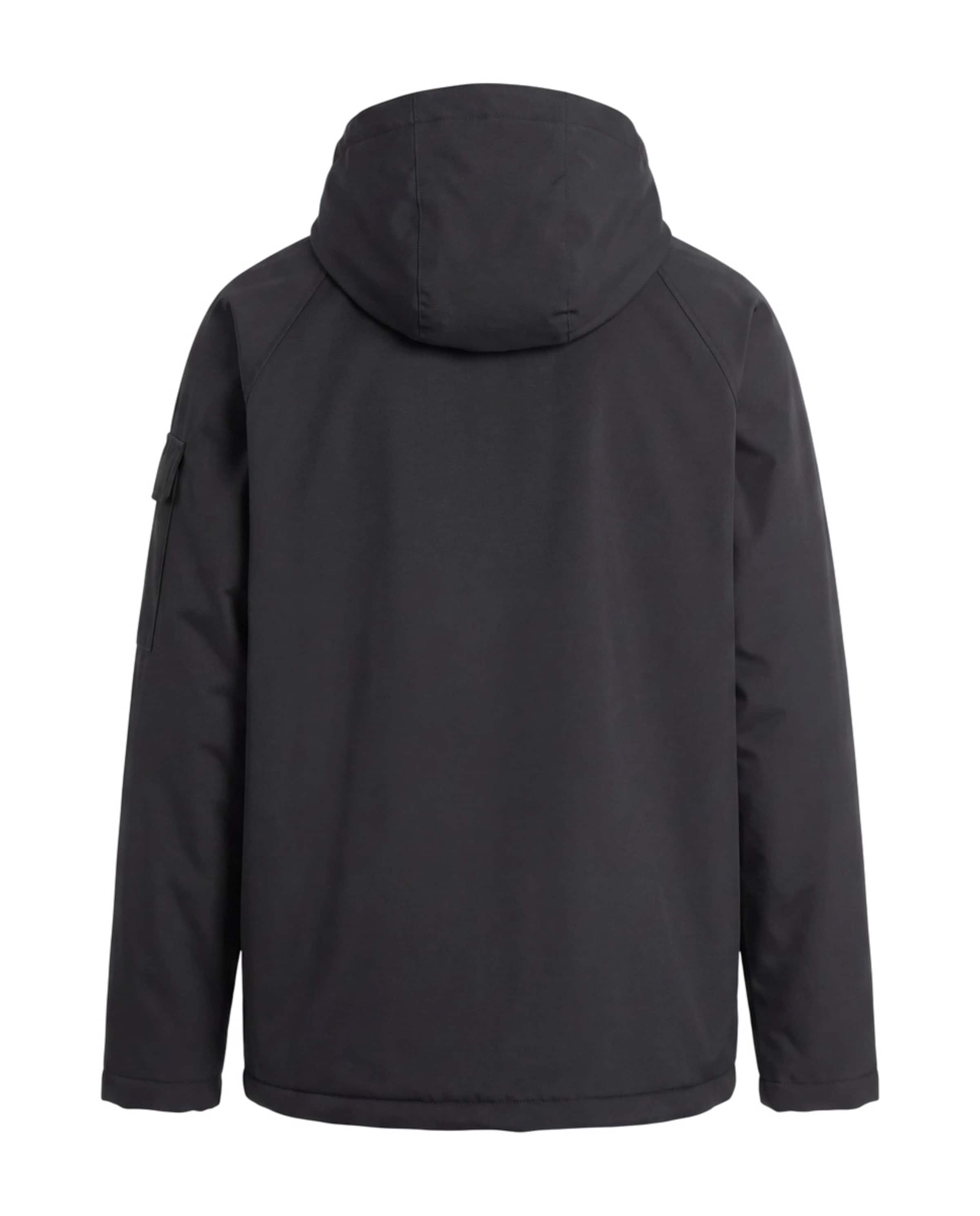 melns Volcom Funkcionāla jaka 'Stoke Stone II'