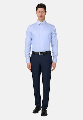 Coupe slim Chemise business Boggi Milano en bleu