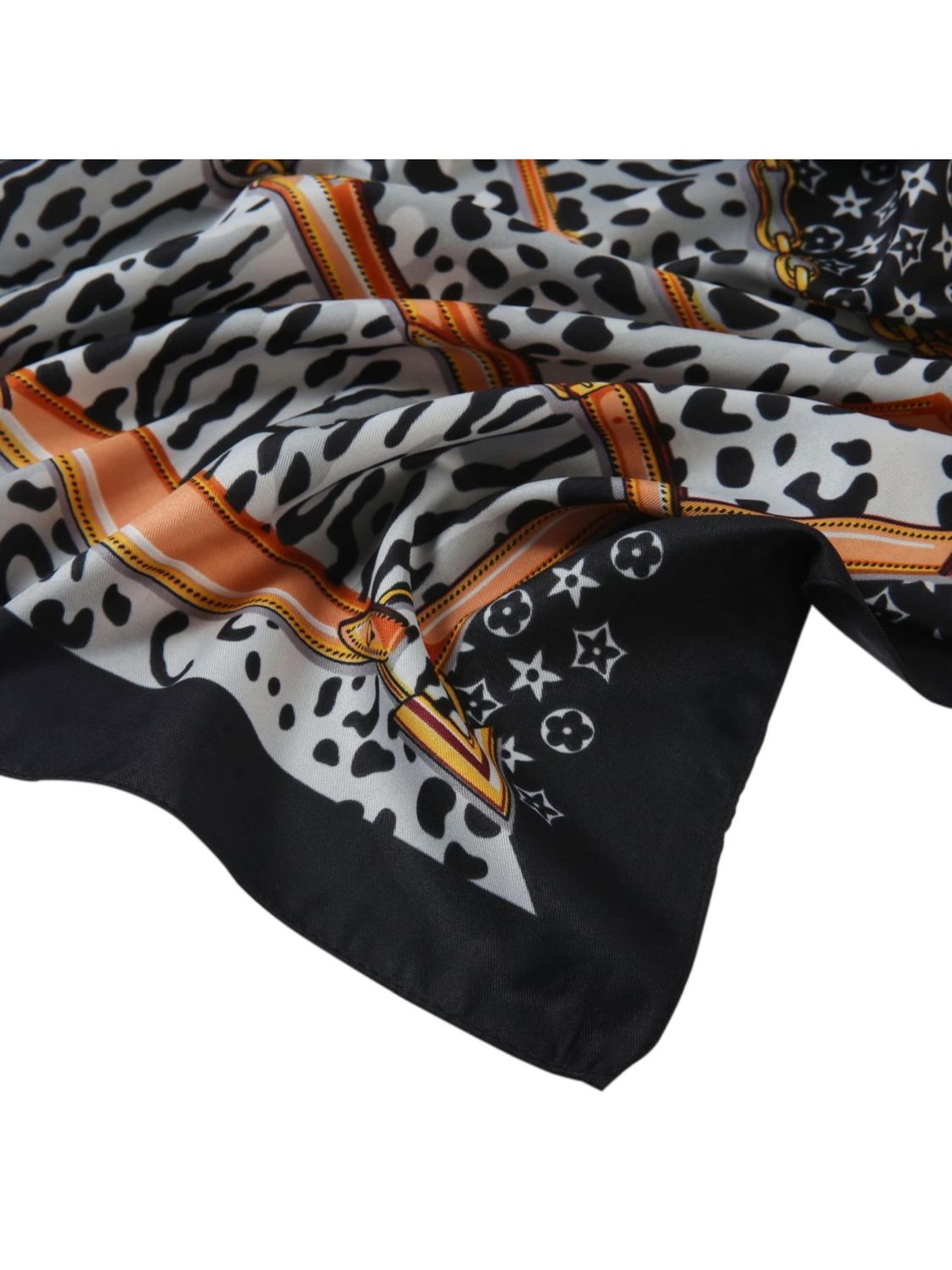 Sciarpa 'Pantcase Zoé' di alberto cabale in nero