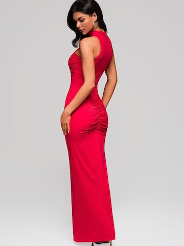 Ombre Avondjurk in Rood