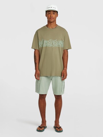 T-Shirt 'Uni Flower' O'NEILL en vert