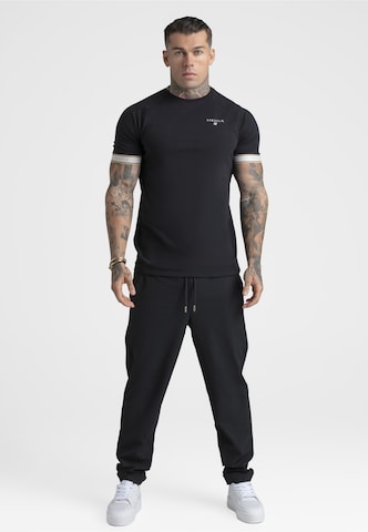 SikSilk Koszulka 'Tech' w kolorze czarny