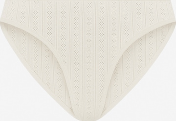 Albero Natur Panty 'Bio-Baumwoll Jacquard Slip' in White: front