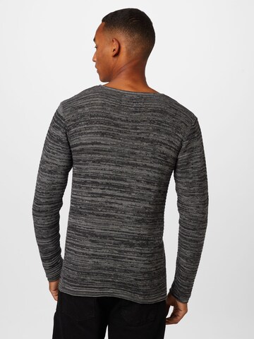 INDICODE JEANS Sweater 'Tucker' in Grey