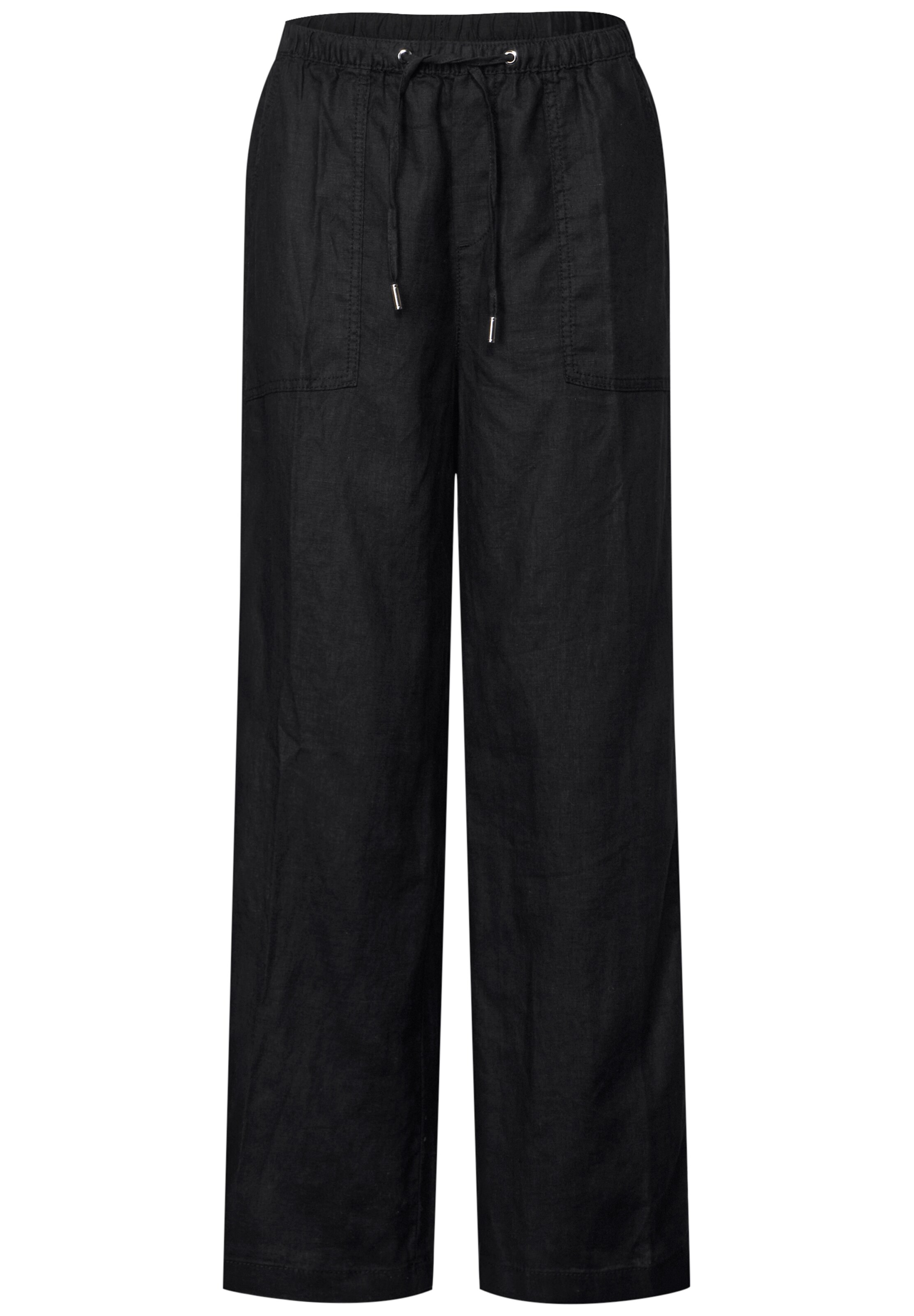 Street One Studio Pants in Black: front