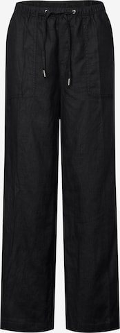 Street One Studio Pants in Black: front