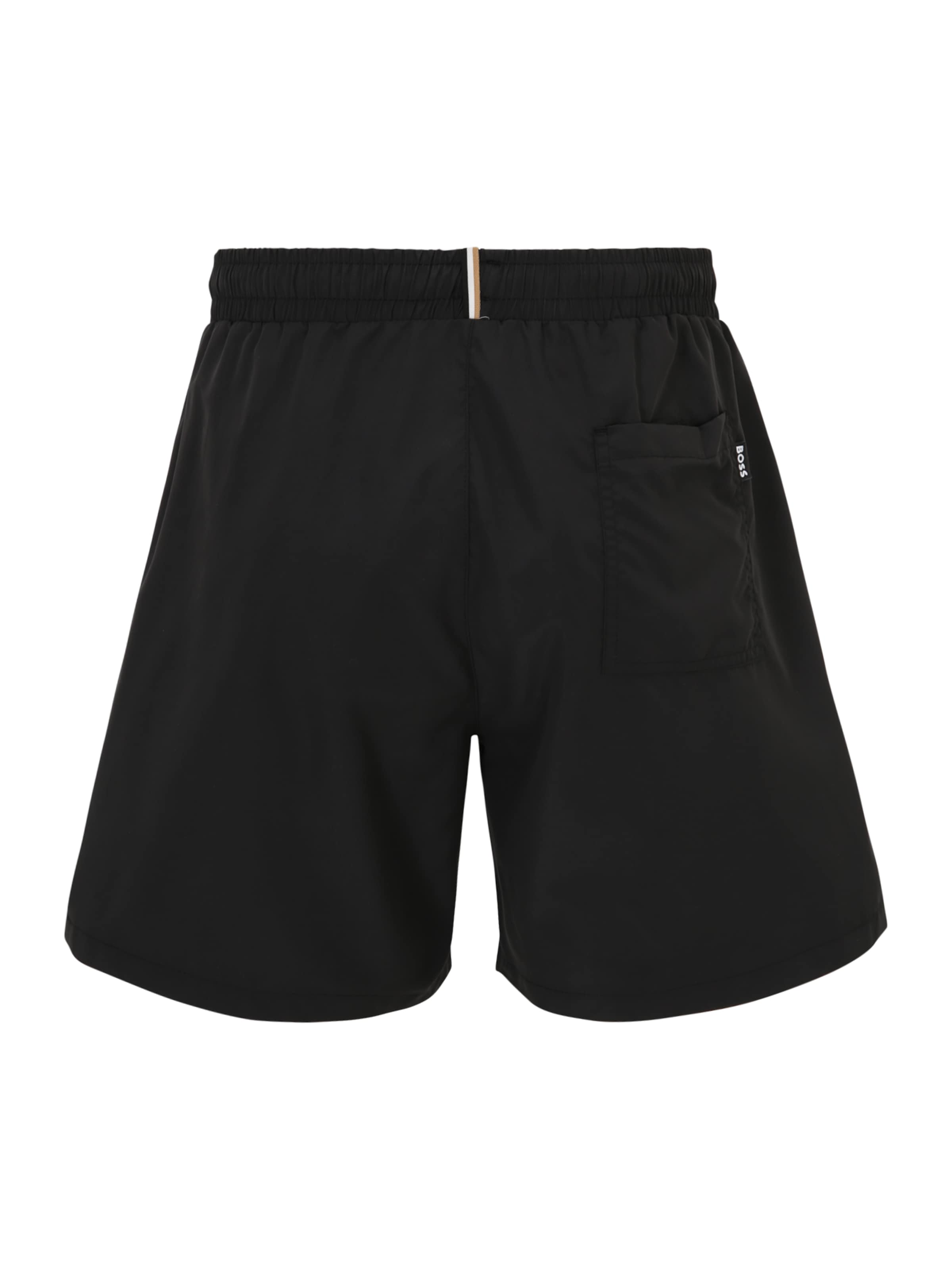 BOSS Badshorts 'Dolphin' i svart