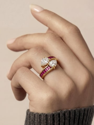 Luxenter Ring 'Darbia' in Red