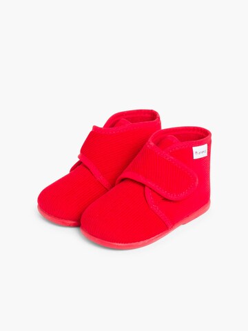 Pisamonas - Zapatillas de casa en rojo