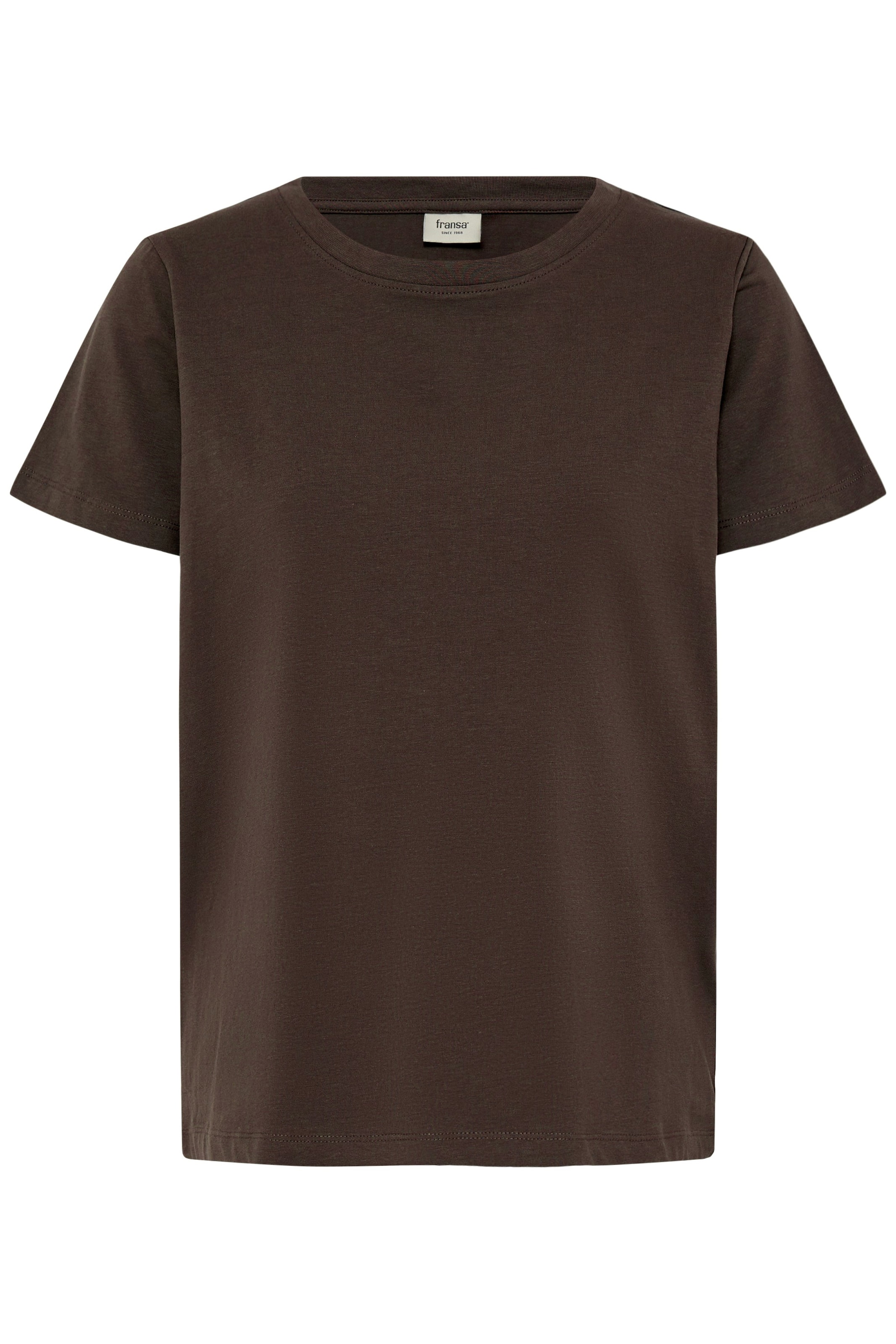 Fransa Shirt 'Zashoulder 1' in Brown: front