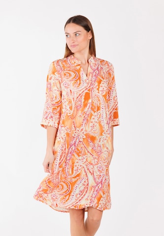 Key Largo Sommerkleid 'INDIA' in Orange: Vorderseite