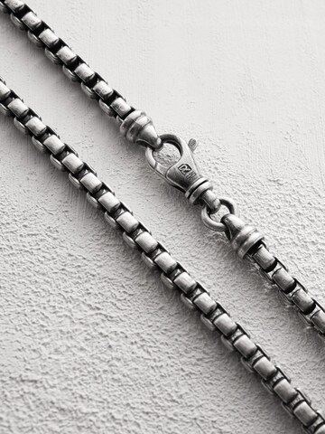 REYTEL Ketting 'QUADRA— Box chain' in Zilver