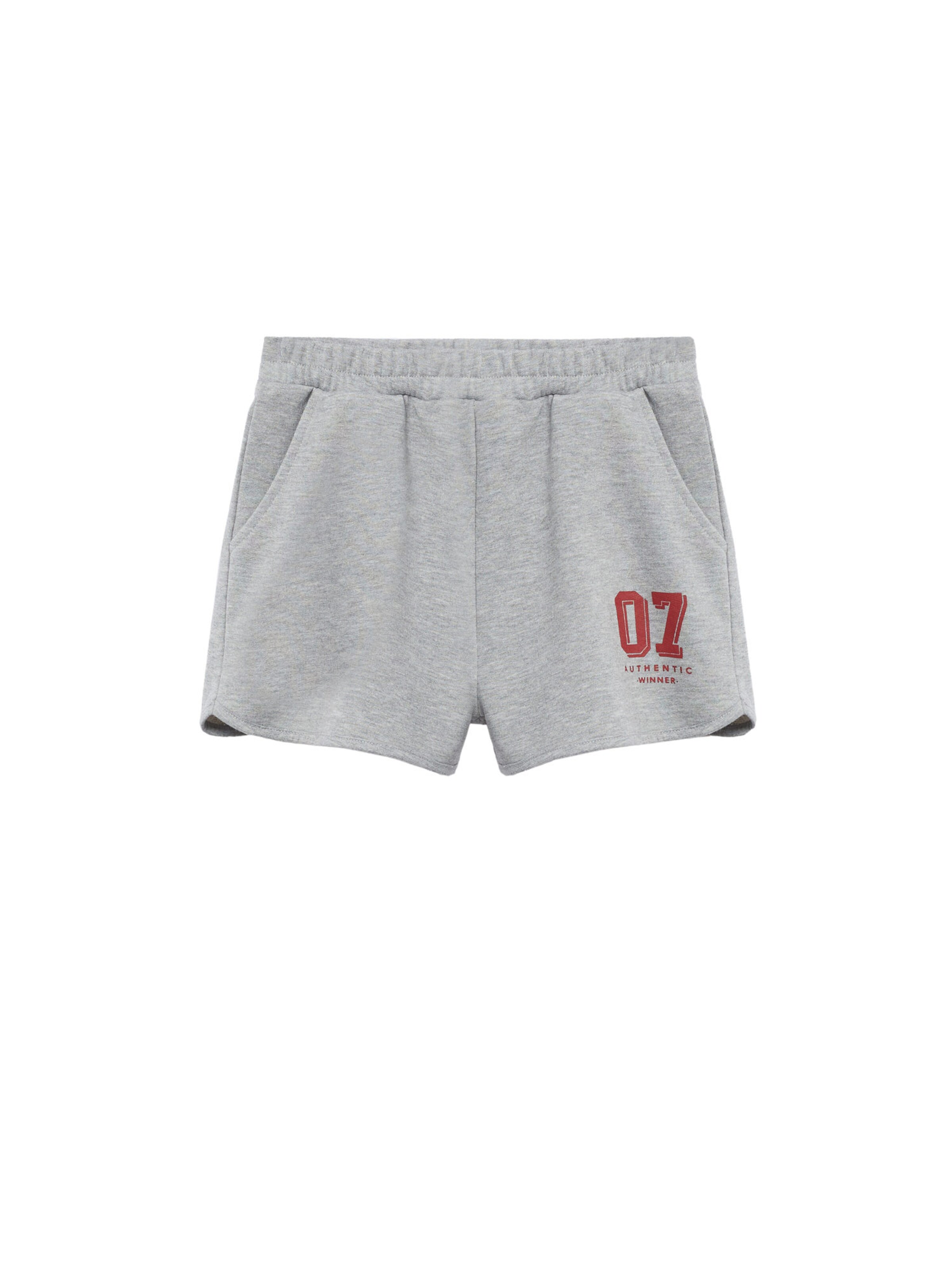 Kinder Kids (Gr. 92-140) MANGO TEEN Shorts in Graumeliert - FJ01256 Kinder Kids (Gr. 92-140) MANGO TEEN Shorts in Graumeliert - FJ01256