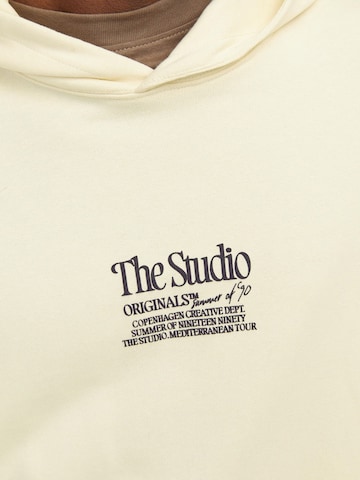 JACK & JONES Sweatshirt i beige